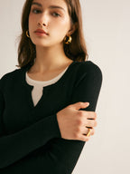 2 In 1 Slim Knit Top