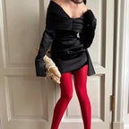 Elegant Party Off Shoulder Slim Mini Red Dresses Novelty Dress