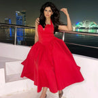Elegant Fit And Flare Casual Party Dress