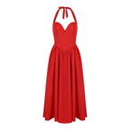 Elegant Fit And Flare Casual Party Dress