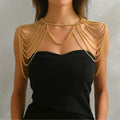 Tassel Halter Metal Shoulder Body Chain