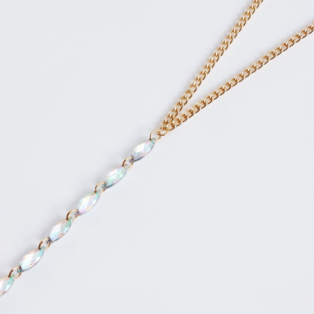 Metal Cross Thin Chain Body