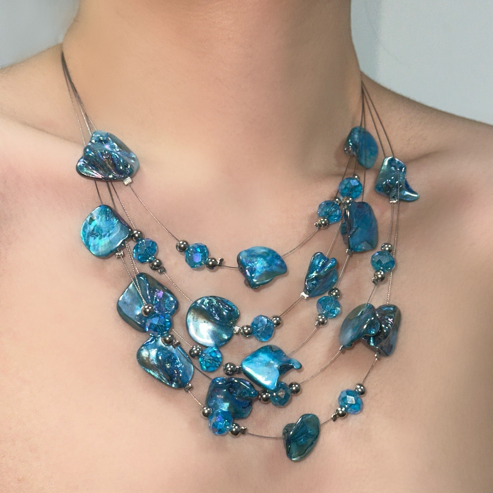 Shell Irregular Boho Minimal Necklace