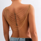 Metal Chain Tassel Back Body