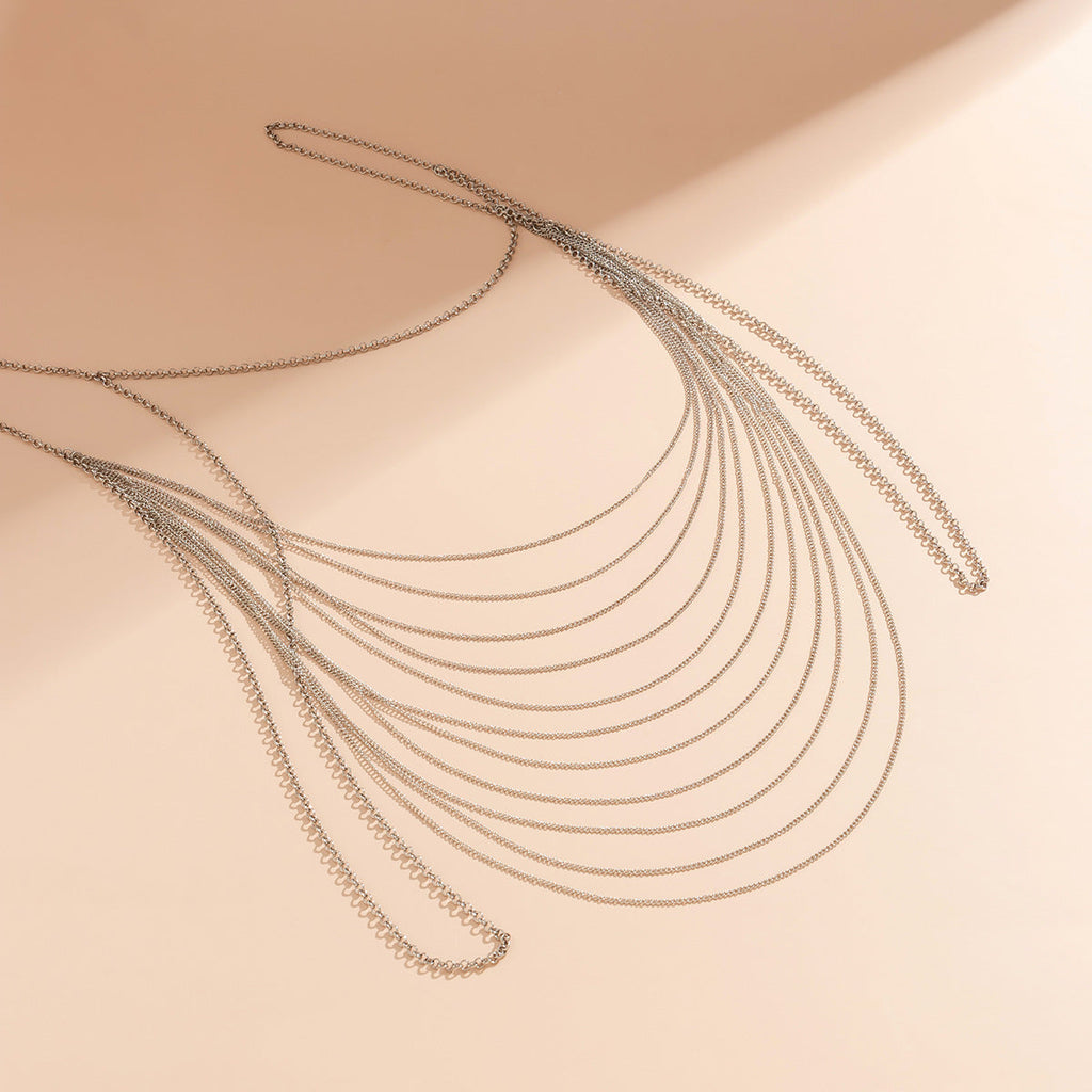 Metal Chain Tassel Back Body