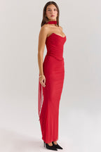 Corset Style Bodycon Formal Dress