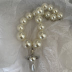 Big Pearl Drop Pendant Vintage Baroque Necklace