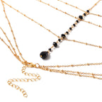 Multi Layer Crystal Minimalist Body Chain