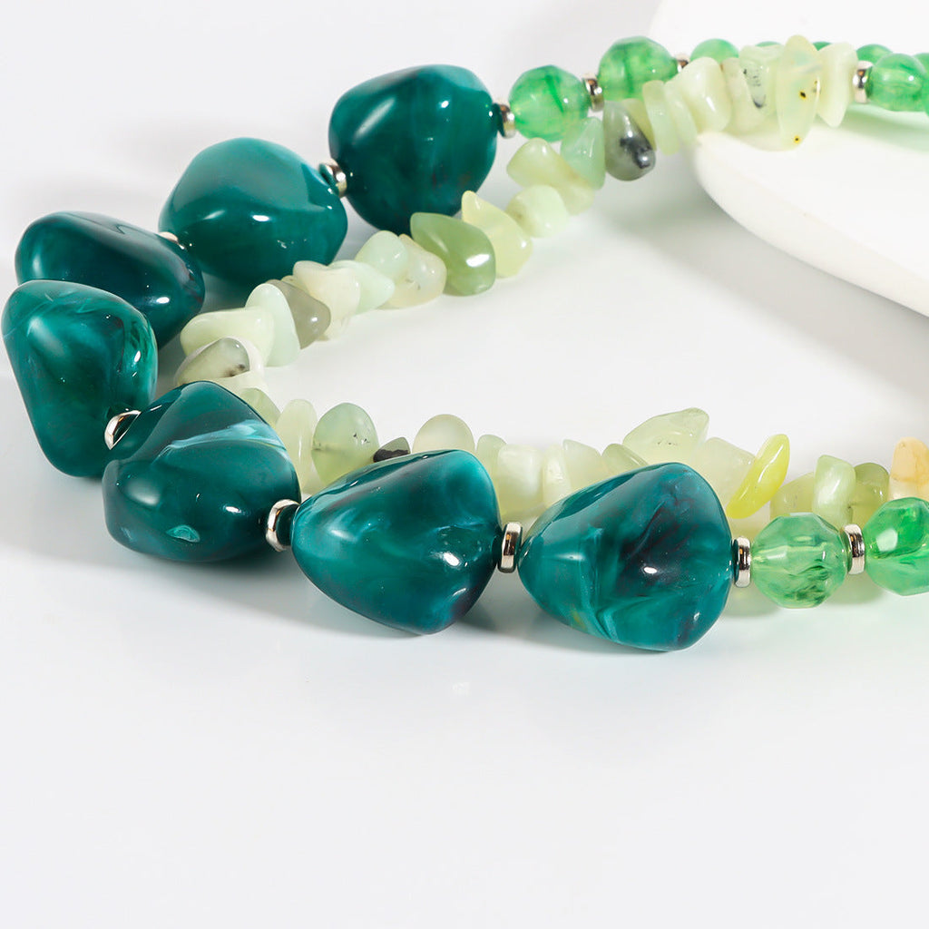Boho Layered Beaded Stackable Necklace