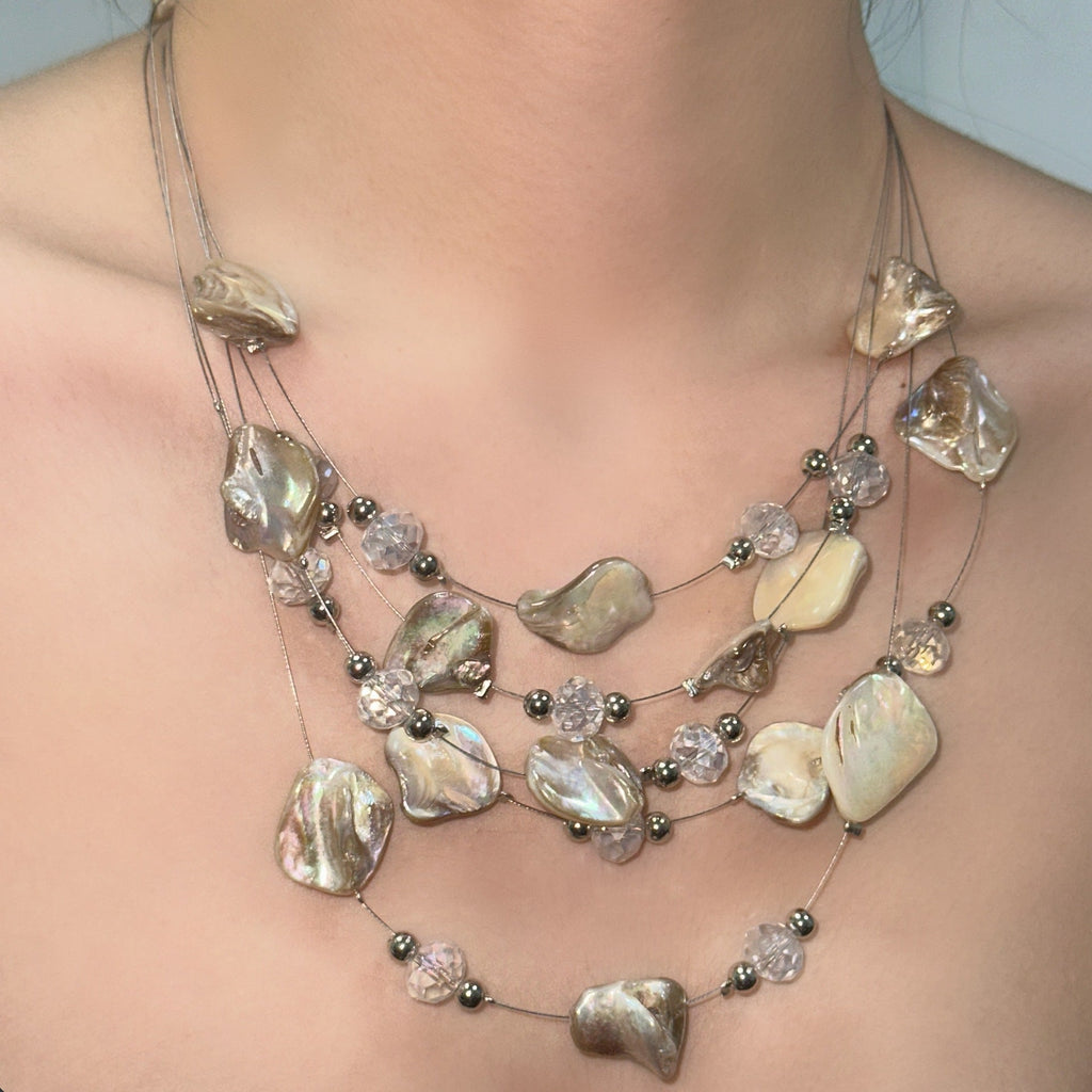 Shell Irregular Boho Minimal Necklace