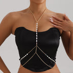 Metal Cross Thin Chain Body