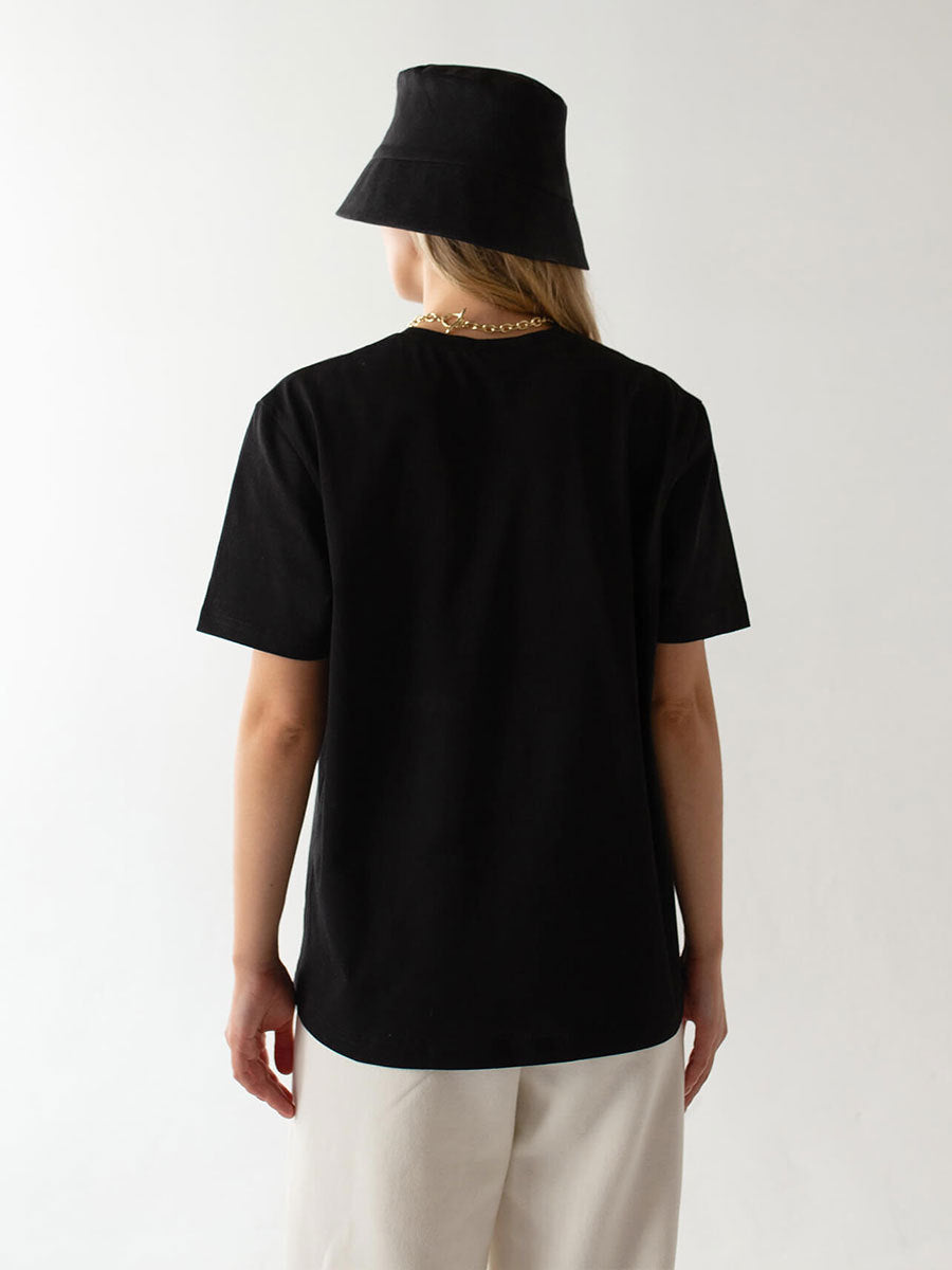 Minimalist Casual Solid Crew Neck T-Shirt