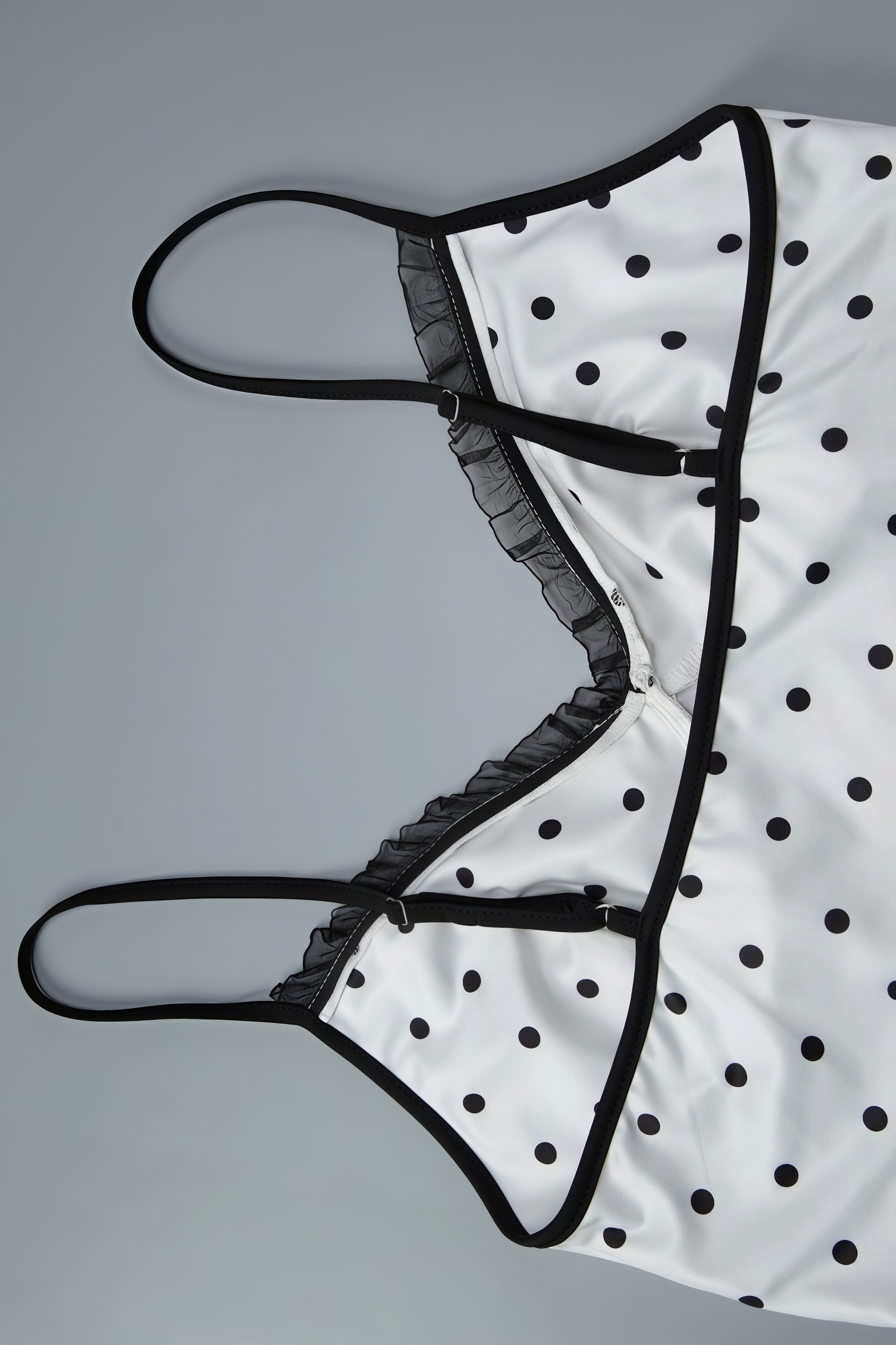 Polka Dot Cami Fitted Skirt Set