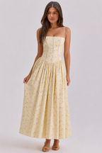 Floral Print Cami Slip Maxi Dress