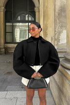Wool Zip Front Jacket