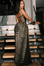 Leopard Print Maxi Dress