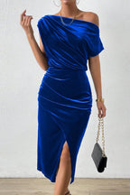 Off-The-Shoulder Bodycon Cocktail Dress