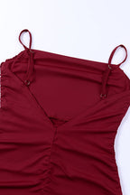 Plaid Cami Bodycon Party Dress