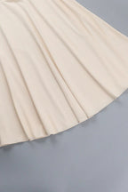 Autumn Bowknot Strapless Slim Fit Party Dress