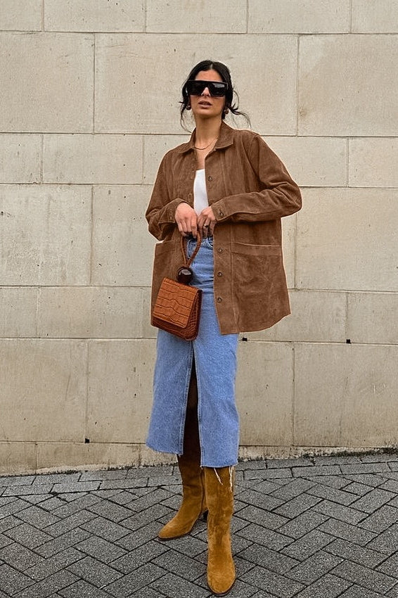 Brown Suede Jacket
