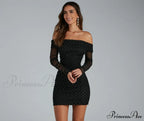 Aliya Formal Stylish Heatstone Ruched Bodycon