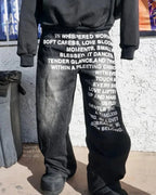 American Gothic Alphabet Relaxed Pant