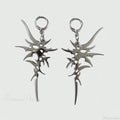 Antique Crystal Cross Baroque Dangle Earring