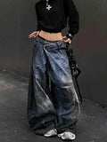 Antique Gothic Tall Waist Baggy Pant