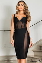 Avatar Charming Sheer Cocktail Dress