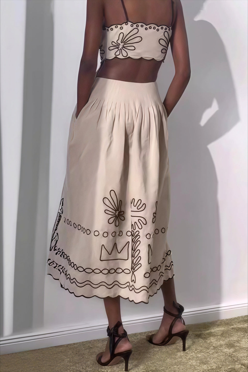 Boho Embroidered Maxi Dress