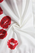 Lip Print Cami Two Piece Set