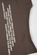Casual Street Letter Print Minimalist T-Shirt