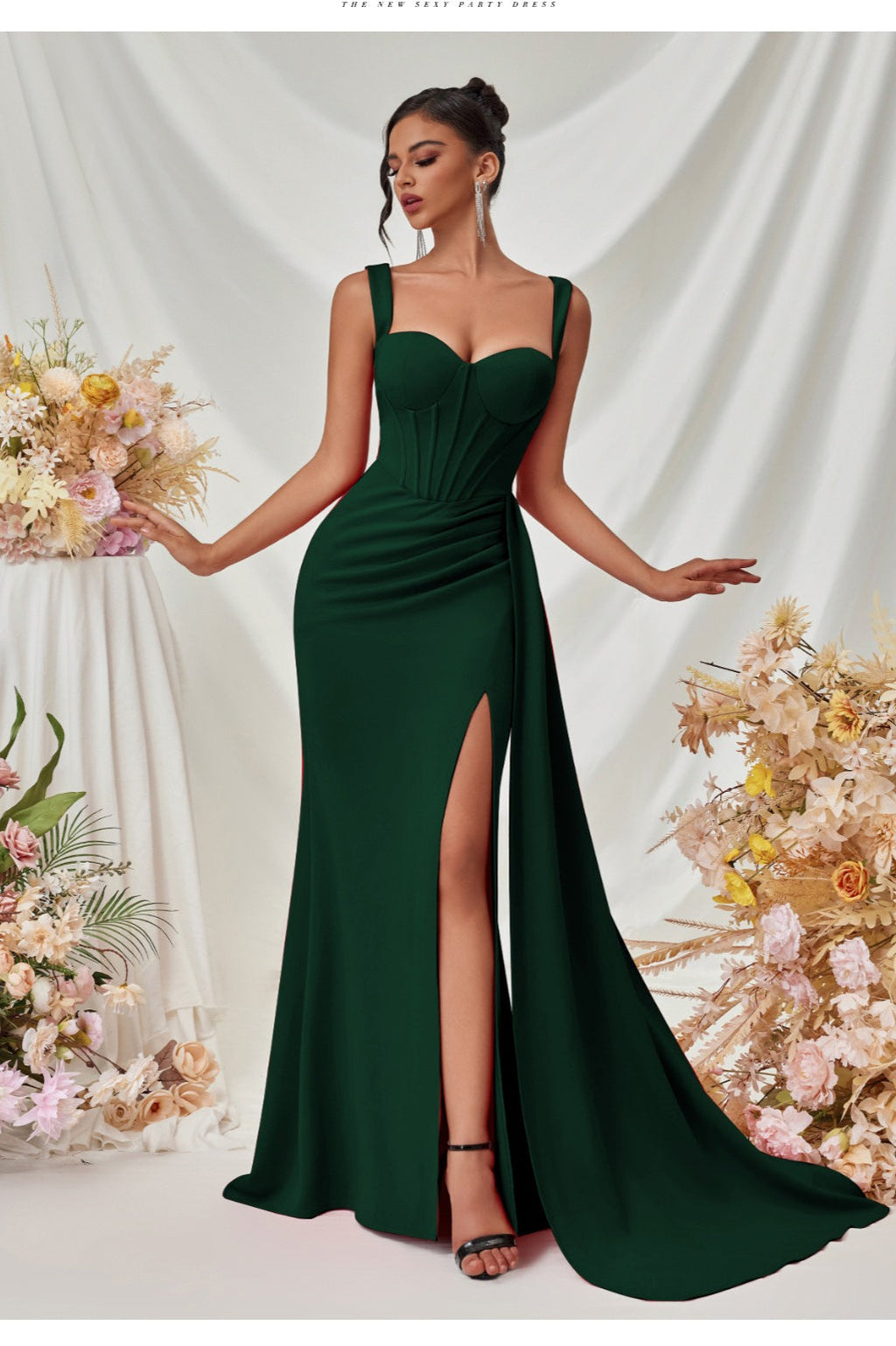 Bodycon Slit Maxi Party Dress