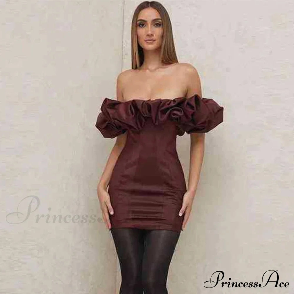 Backless Strapless Bodycon Short Party Dress