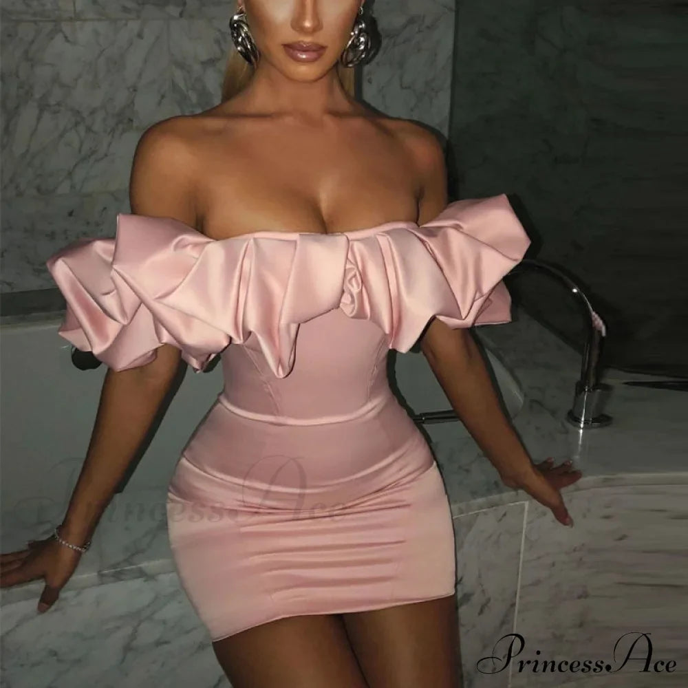 Backless Strapless Bodycon Short Party Dress