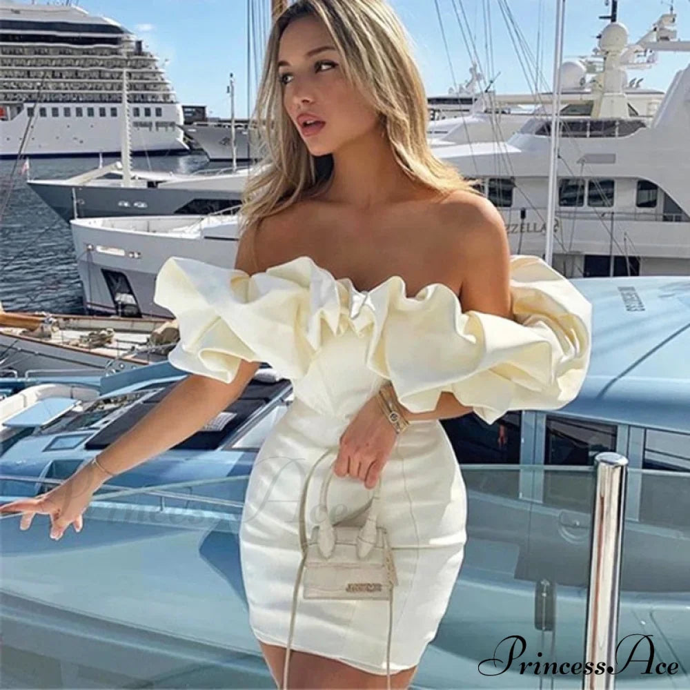 Backless Strapless Bodycon Short Party Dress