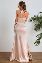 Halter Backless Gown Party Dress