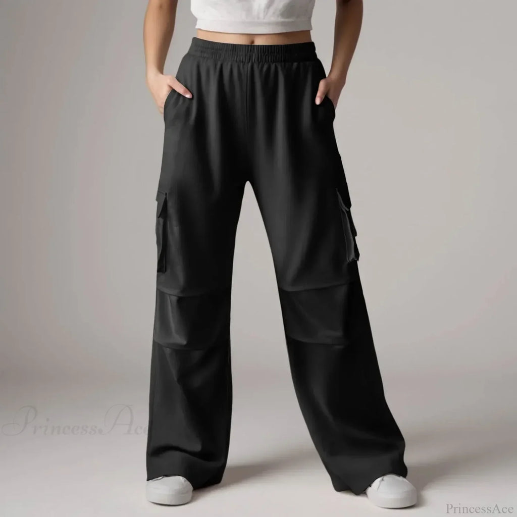 Baggy Cargo Sweatpants With Pockets Pants