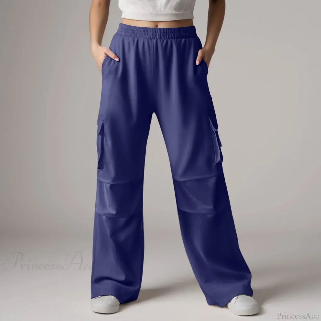 Baggy Cargo Sweatpants With Pockets Pants