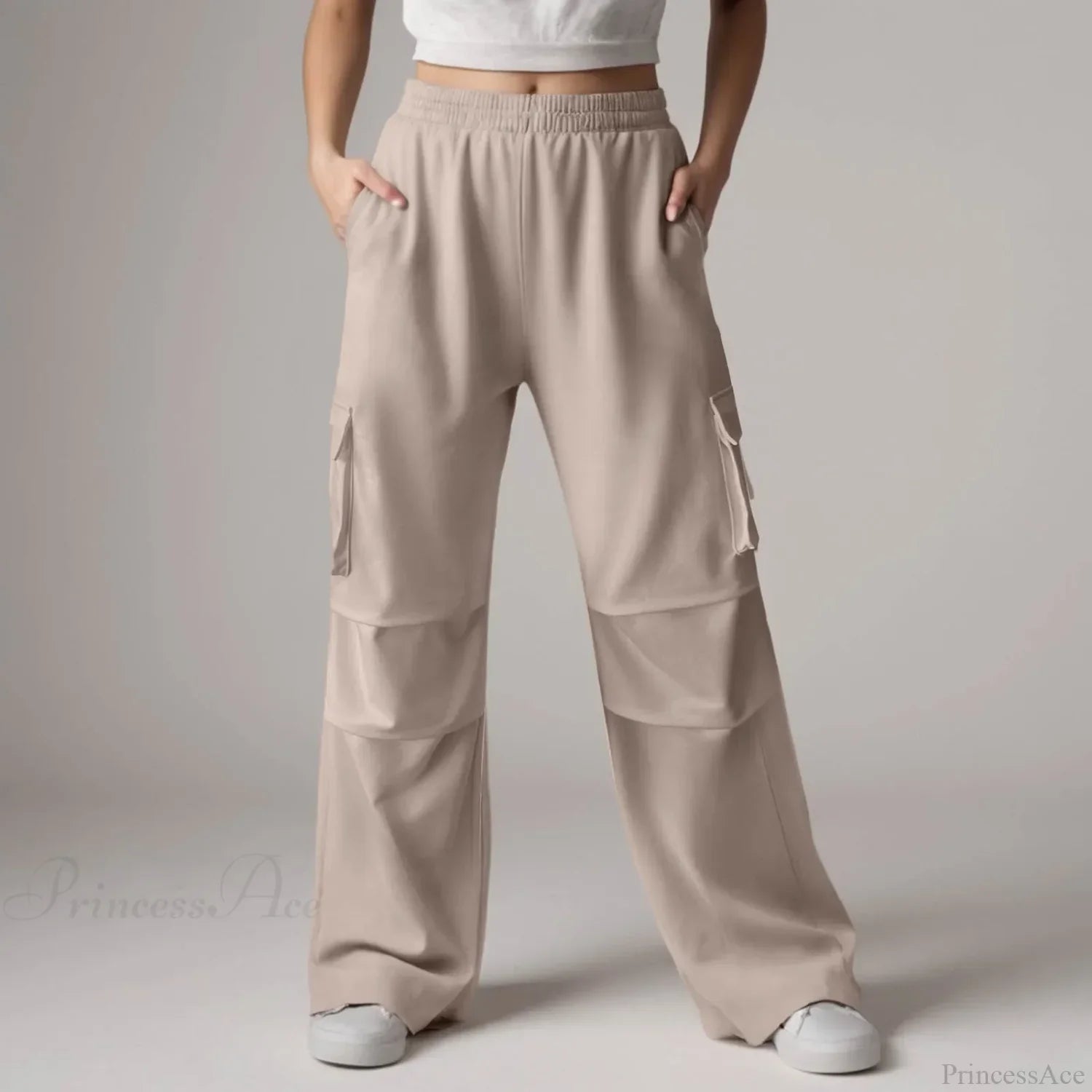 Baggy Cargo Sweatpants With Pockets Pants