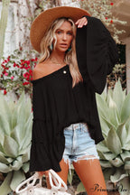Bamboo Flare Stylish Sleeve T-Shirt