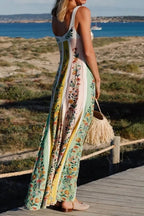 Halter Floral Printed Boho Dress
