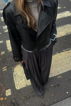 Stripe High Waist Wide Leg Pants