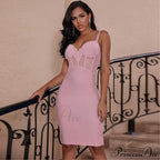 Black Gown Corset Elegant Insert With Party Bodycon Evening - Mesh Bandage Clubwear