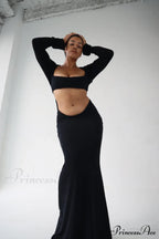 Black Grande Stylish Finale Gown