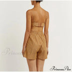 Blouse Outfits With Clothing Pieces Blouses Two Warm-Season Mini Tracksuits Women Cotton Sets Shorts