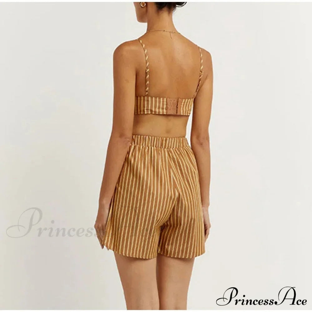 Blouse Outfits With Clothing Pieces Blouses Two Warm-Season Mini Tracksuits Women Cotton Sets Shorts