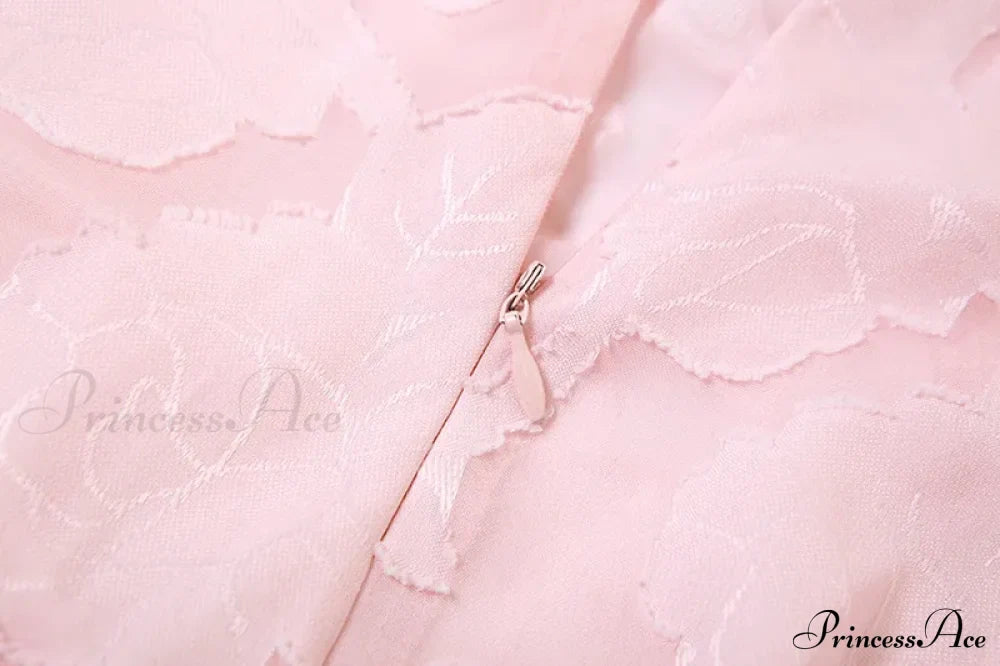 Blush Of Elegance Charming Lace Maxi Dress