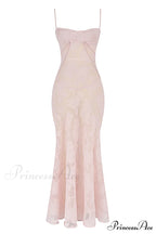 Blush Of Elegance Charming Lace Maxi Dress