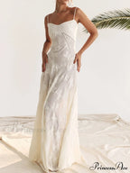 Blush Of Elegance Charming Lace Maxi Dress